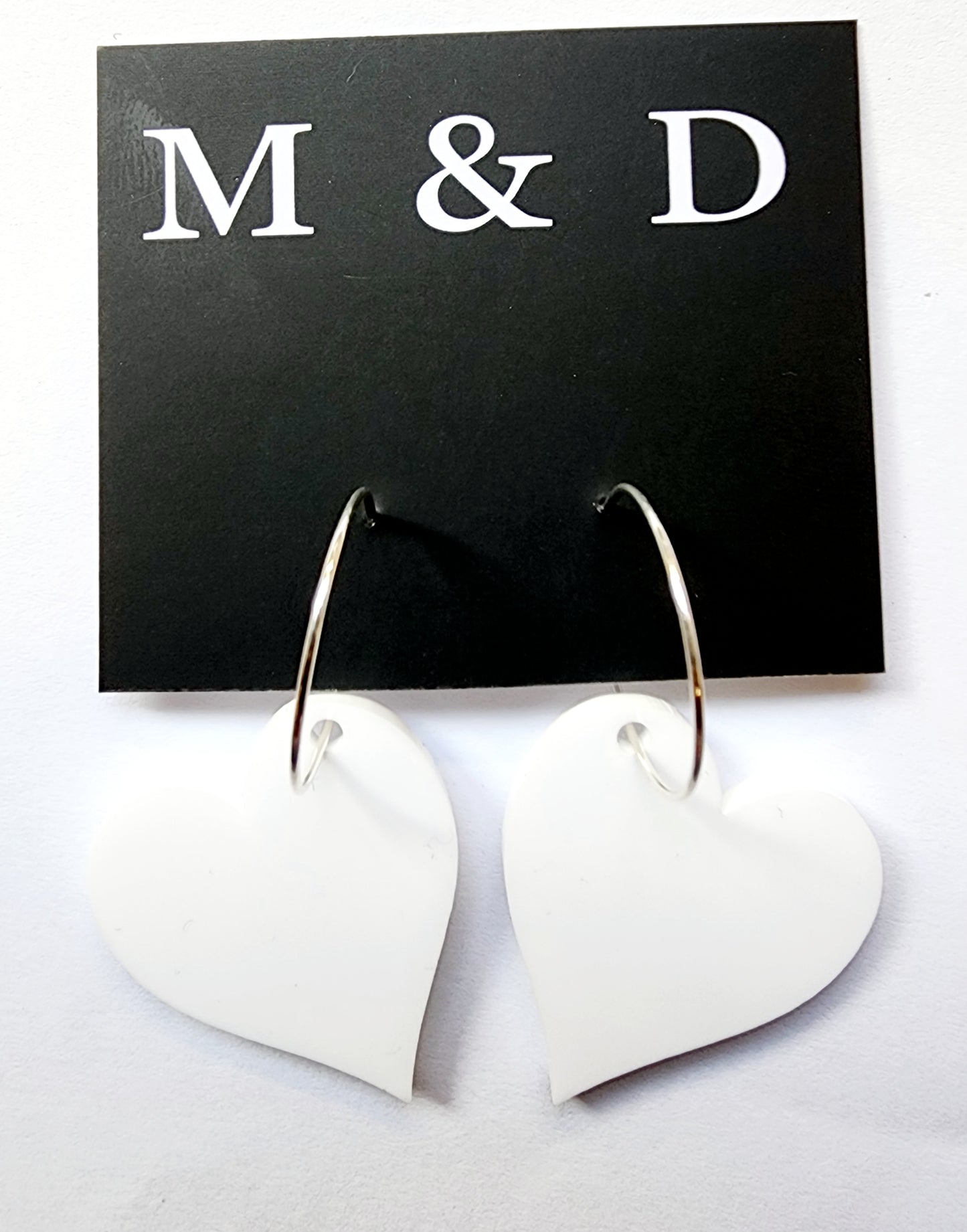 Hooped Heart Earrings