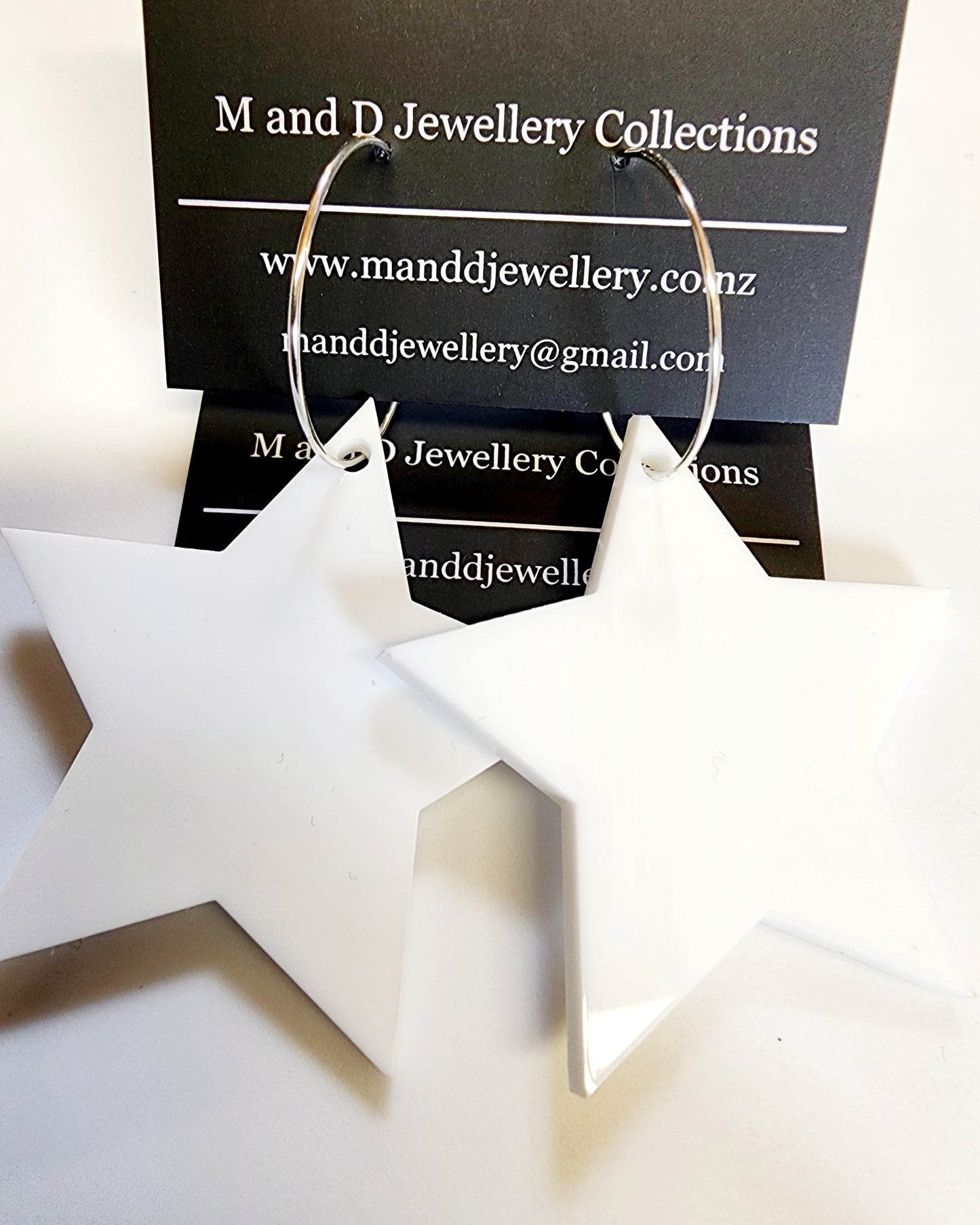 Hooped Star Earrings