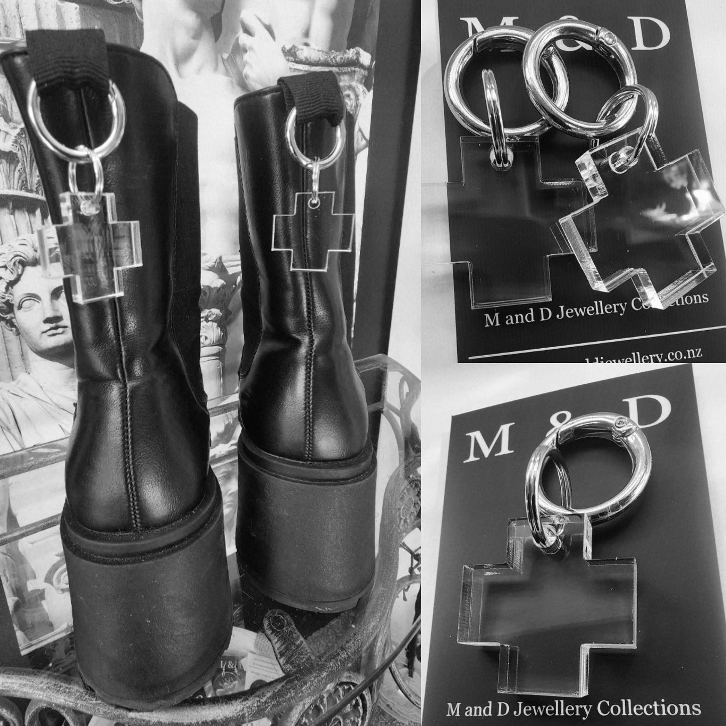 Chunky Plus Boot bling, Key ring