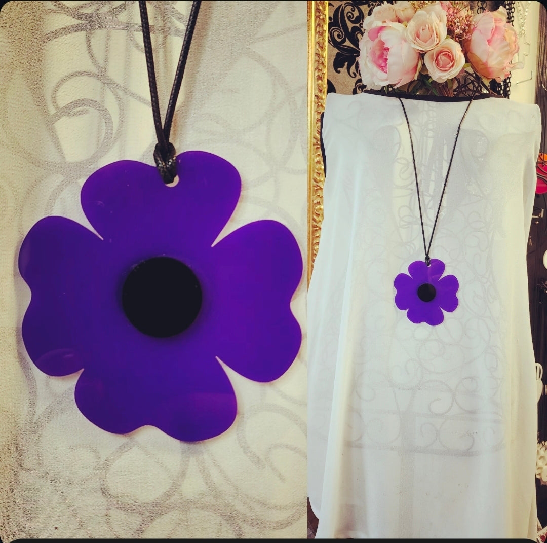 Anzac Poppy Traditional Statement Necklace