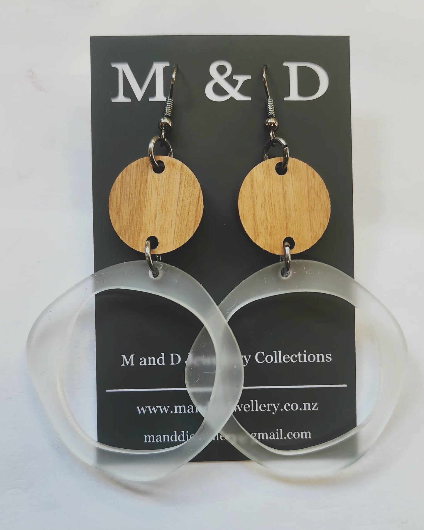 Spot and Wonky Duo Dangle Earrings