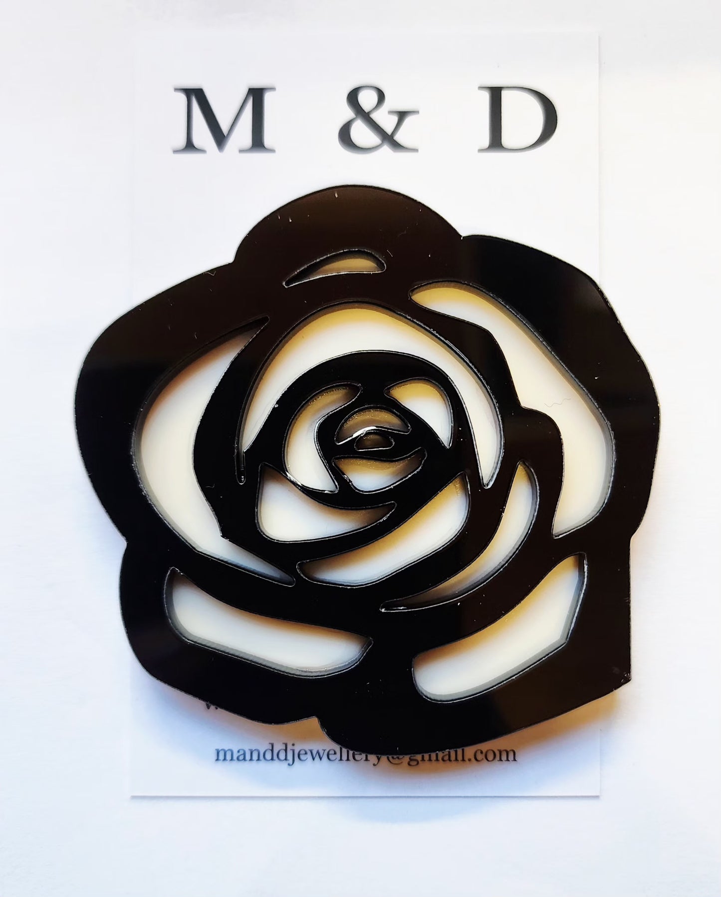 Rose Brooch Layered