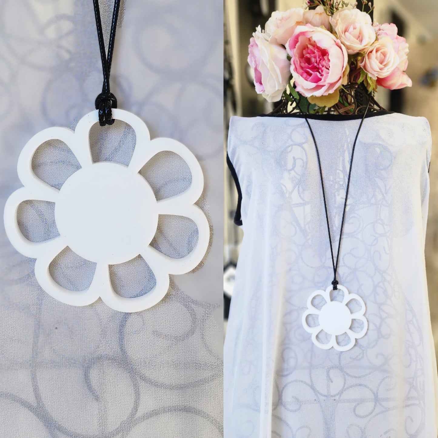 Daisy Loop Statement Necklace