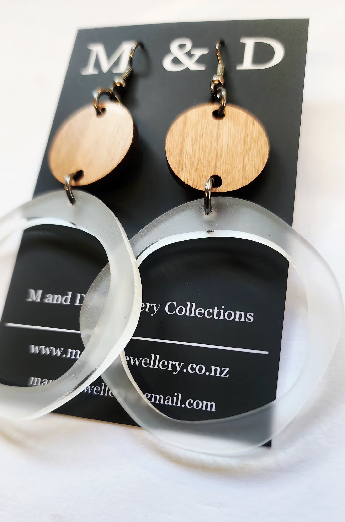 Spot and Wonky Duo Dangle Earrings