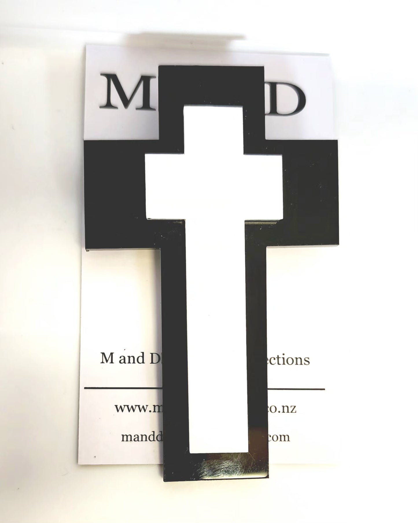 Brooch Cross Standard double layer