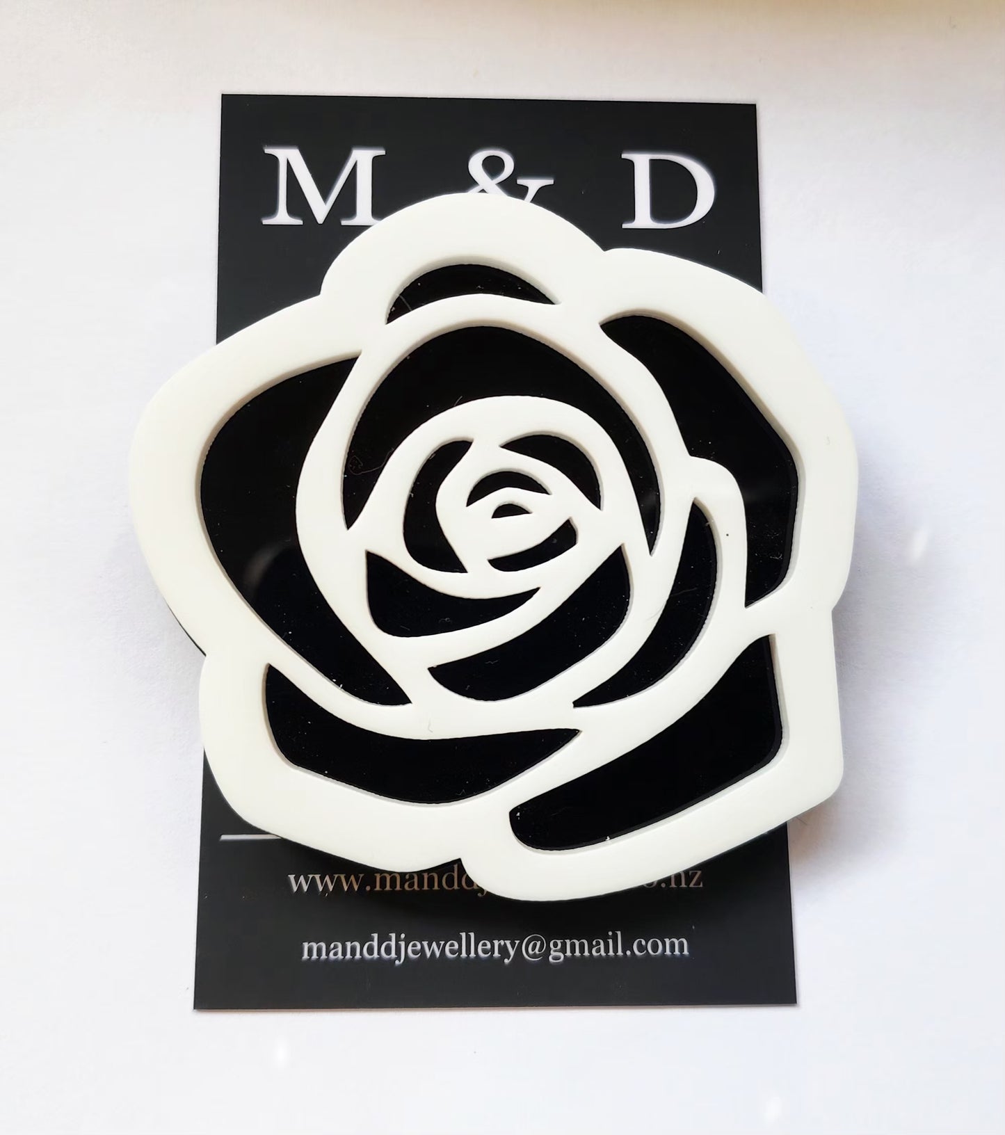 Rose Brooch Layered