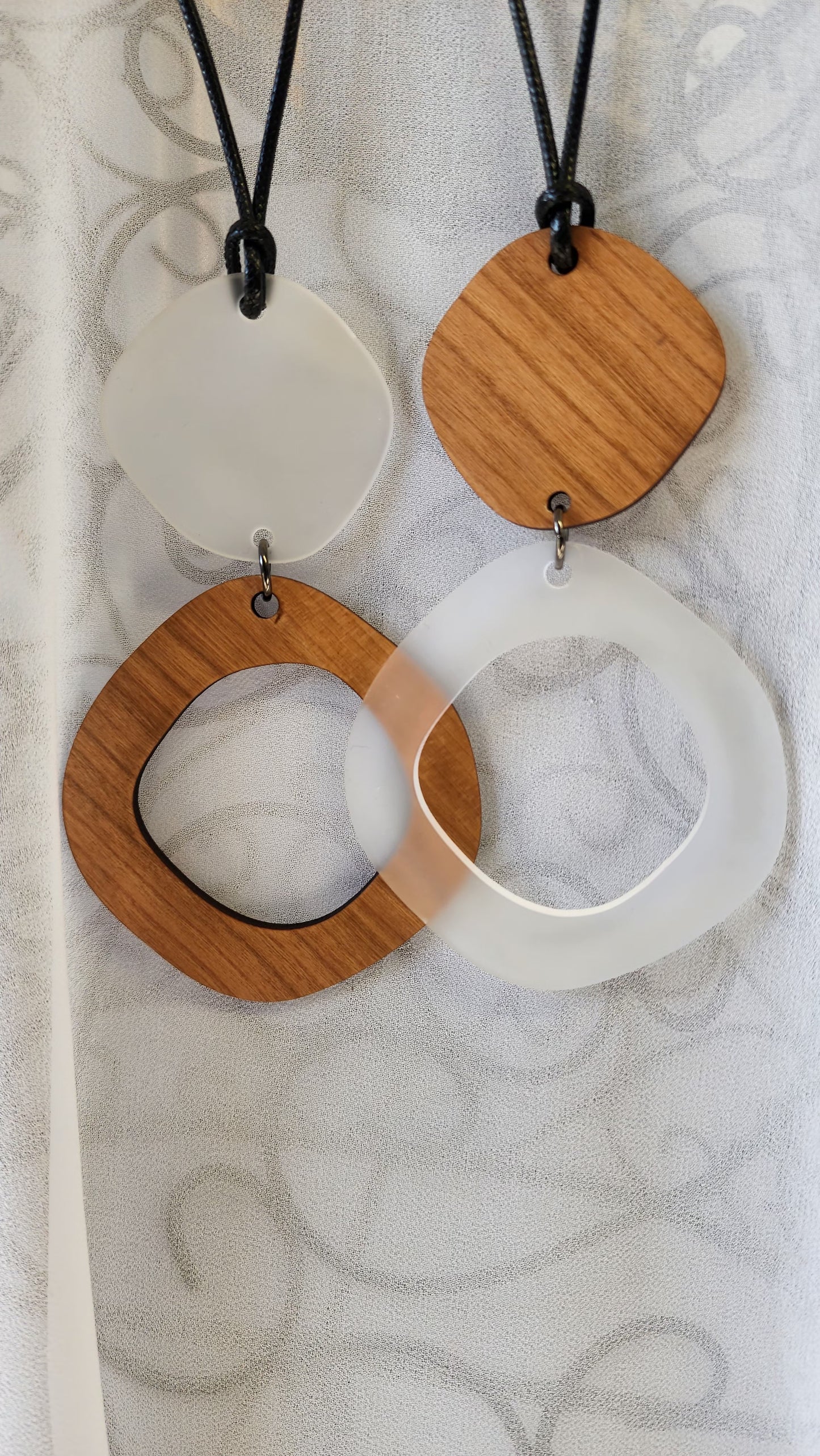 Spot and Wonky Duo Necklace