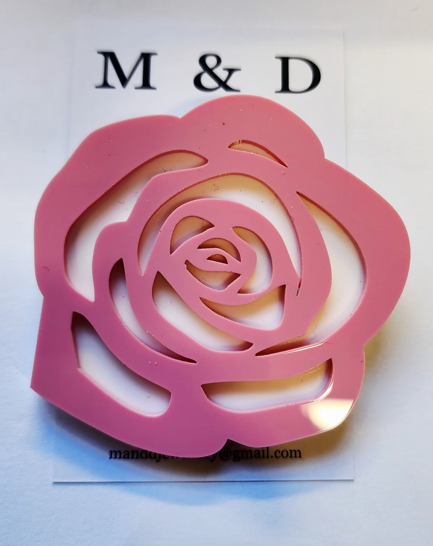 Rose Brooch Layered