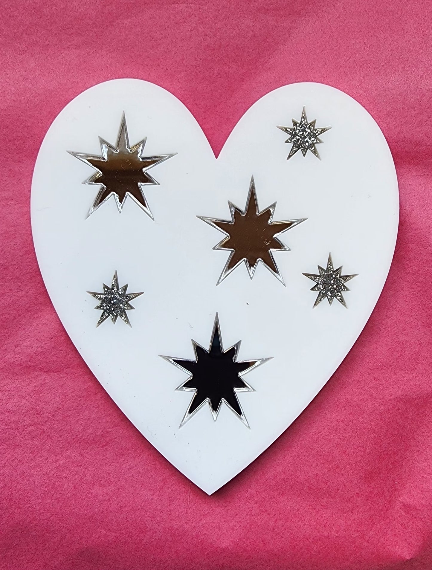 Wall Heart with Stars