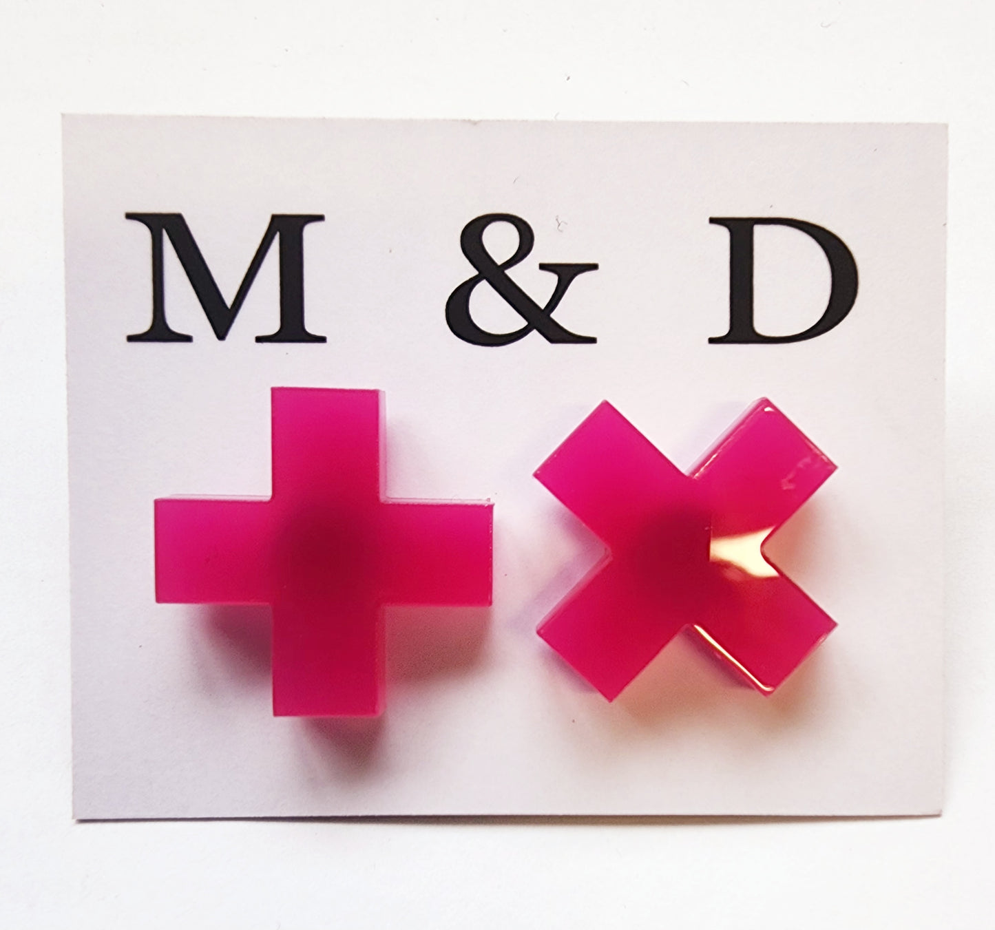 Plus Cross Statement Studs