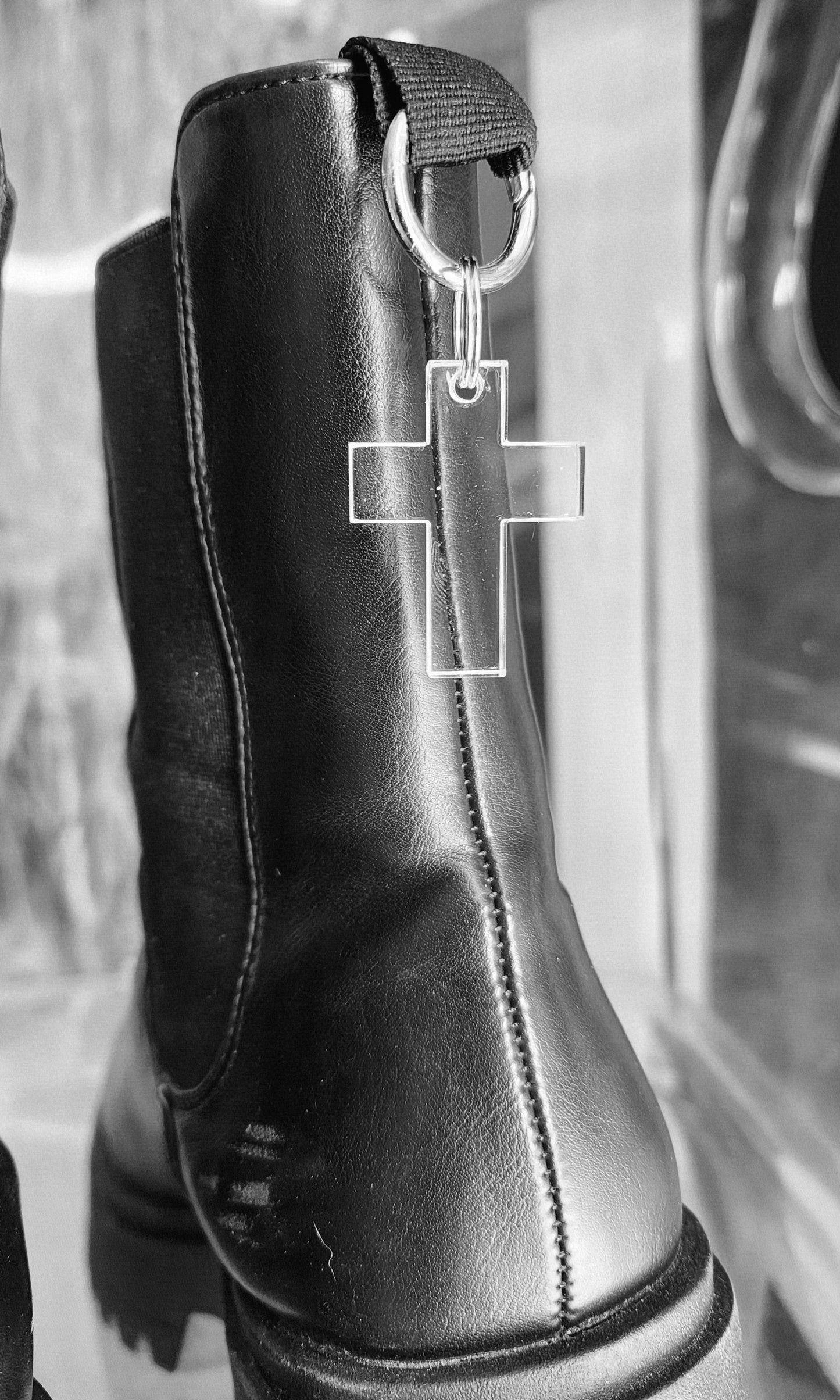 Cross Boot bling, Key ring