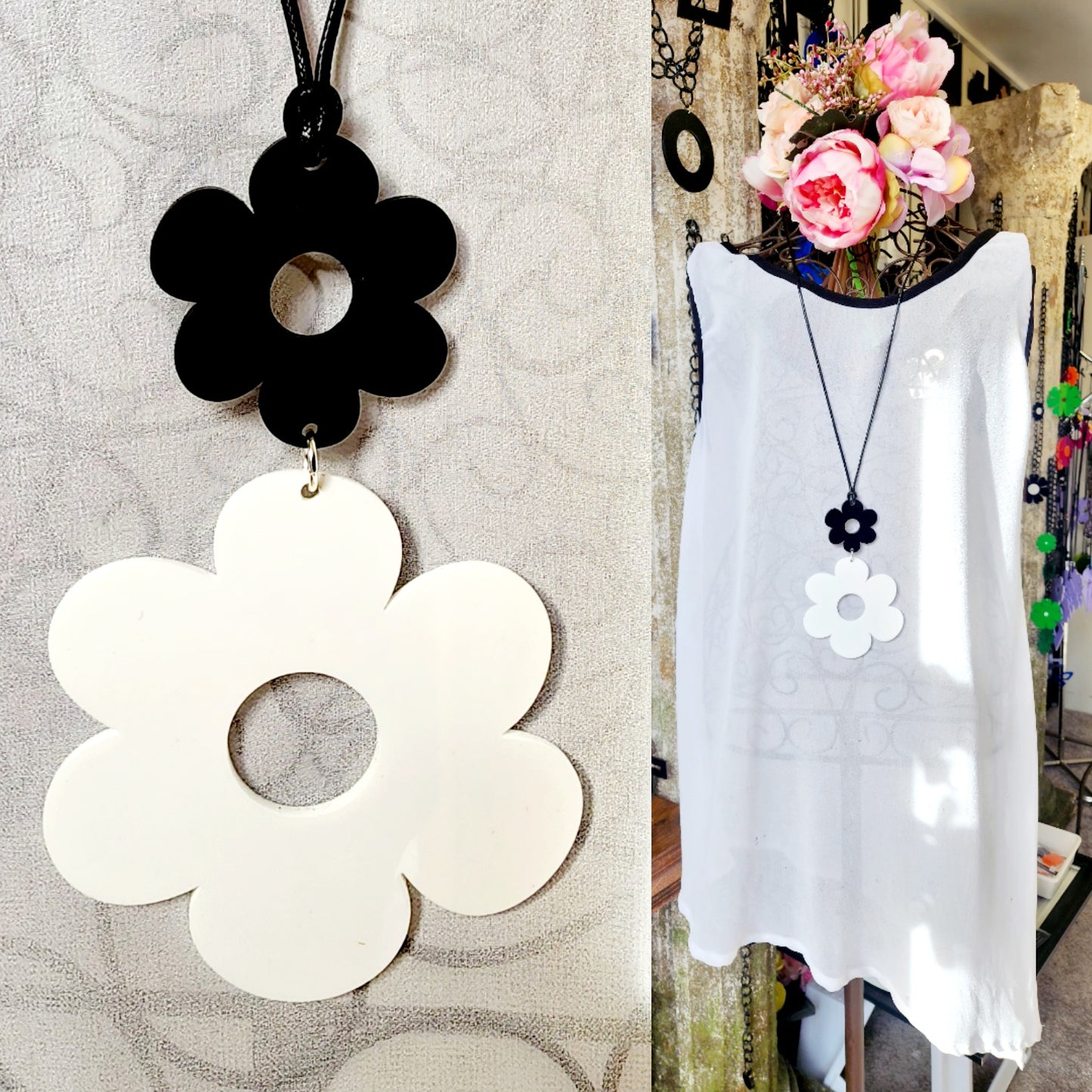 Flora Double Statement Necklace