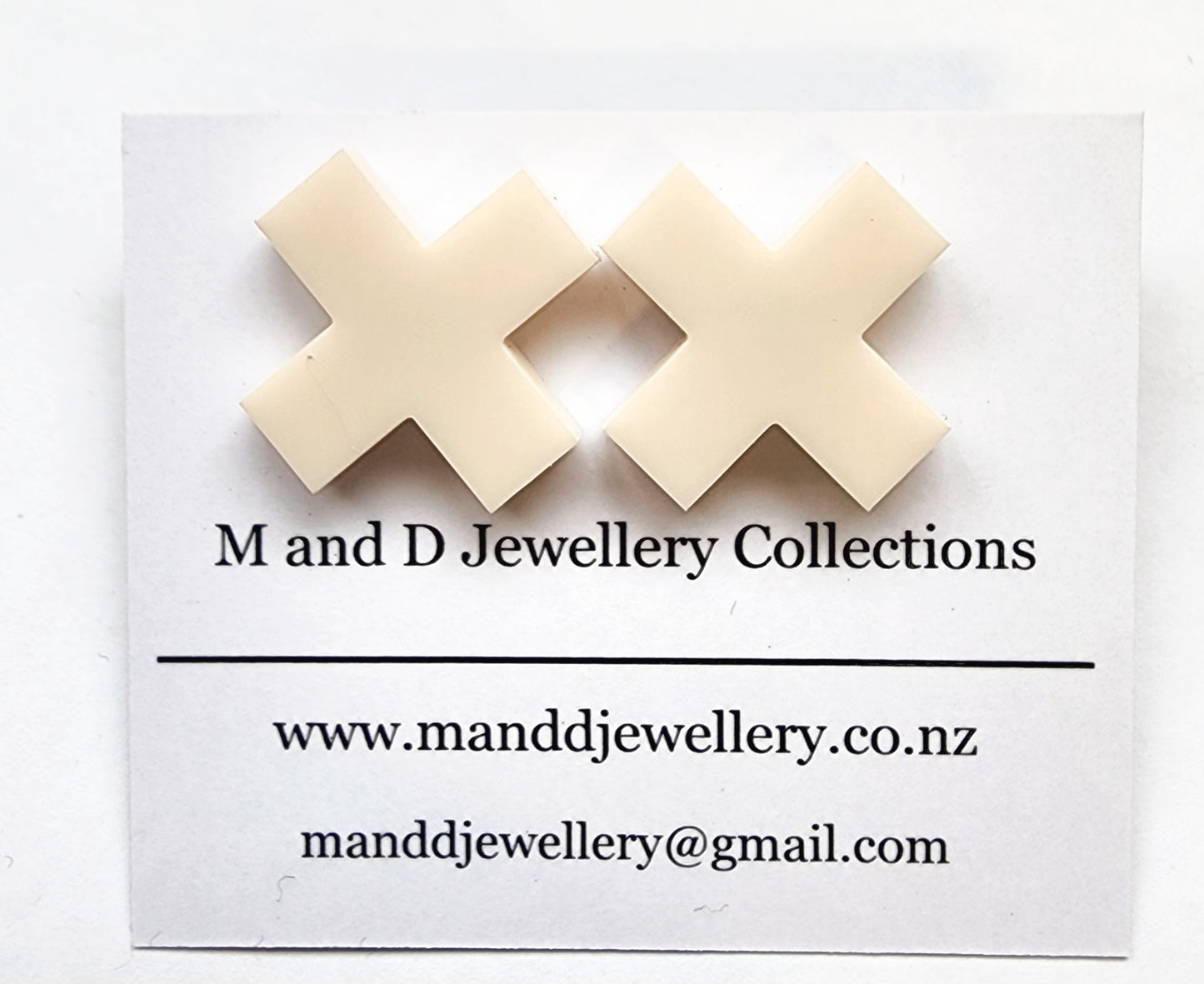 Plus Cross Statement Studs