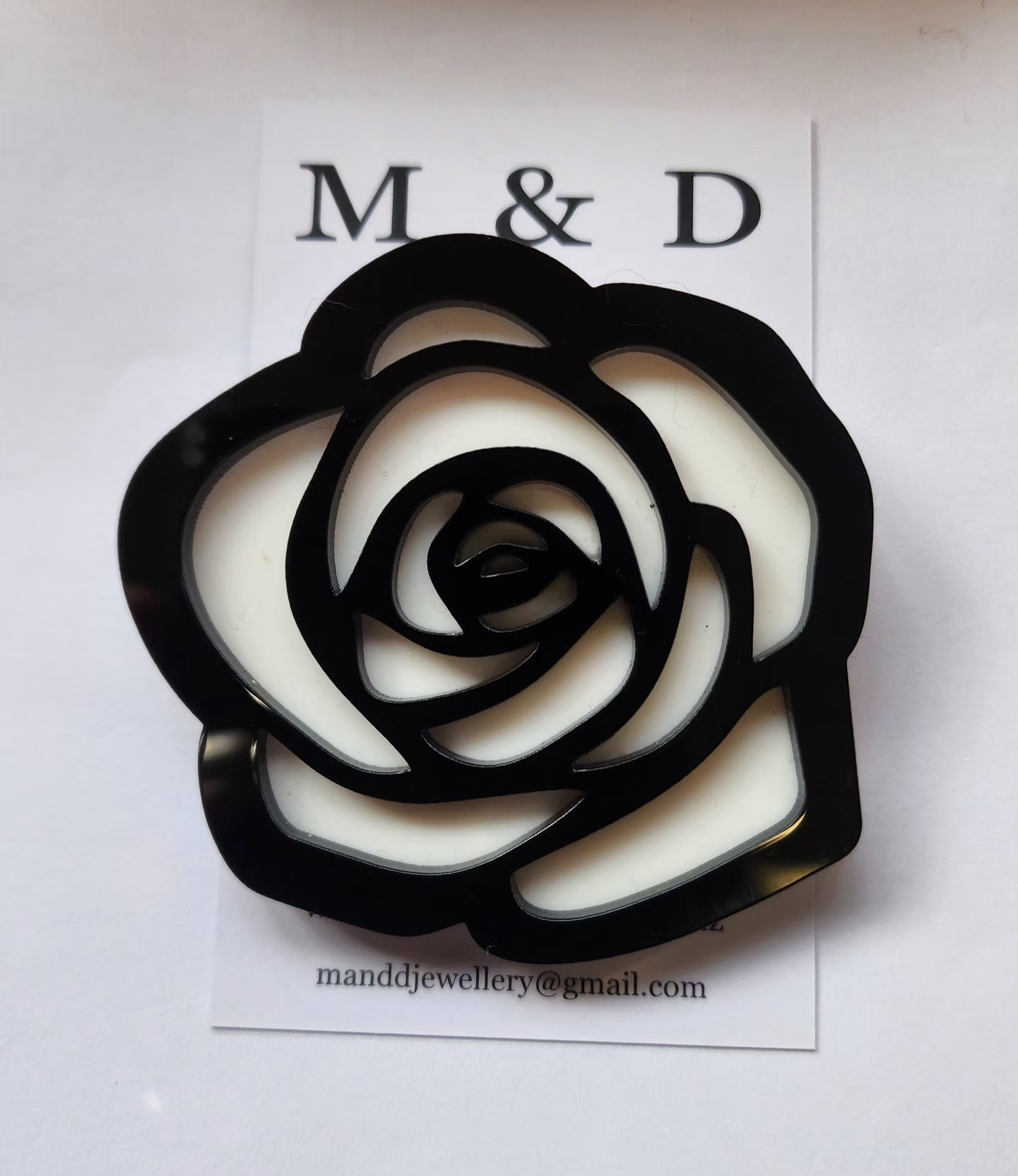 Rose Brooch Layered