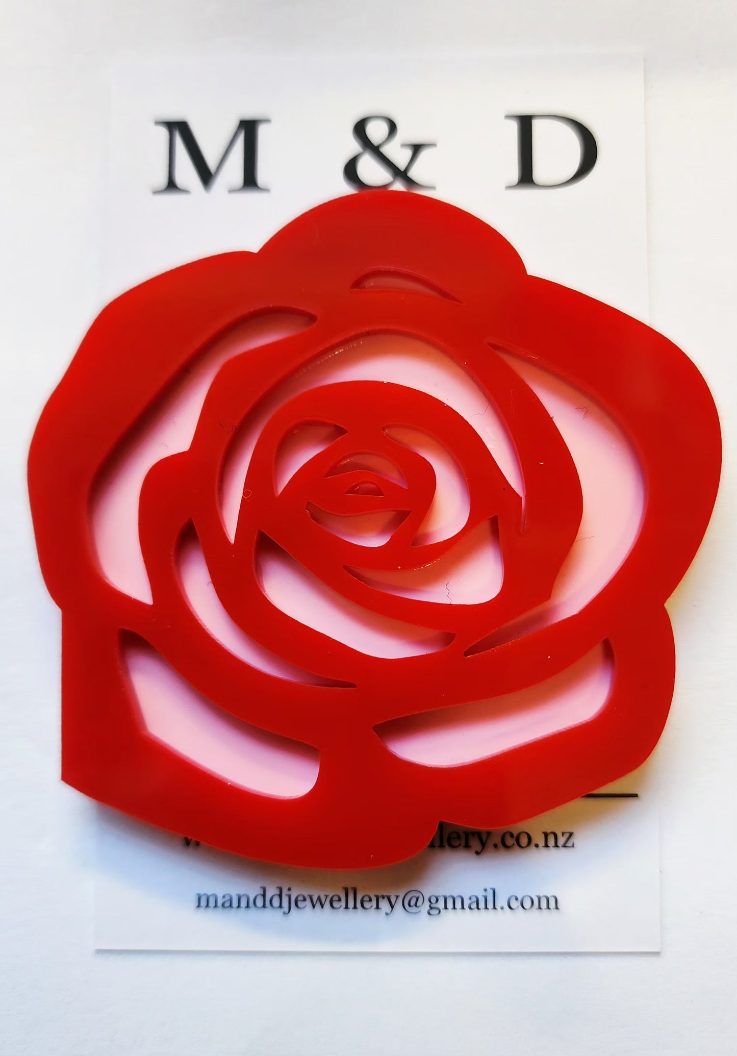 Rose Brooch Layered