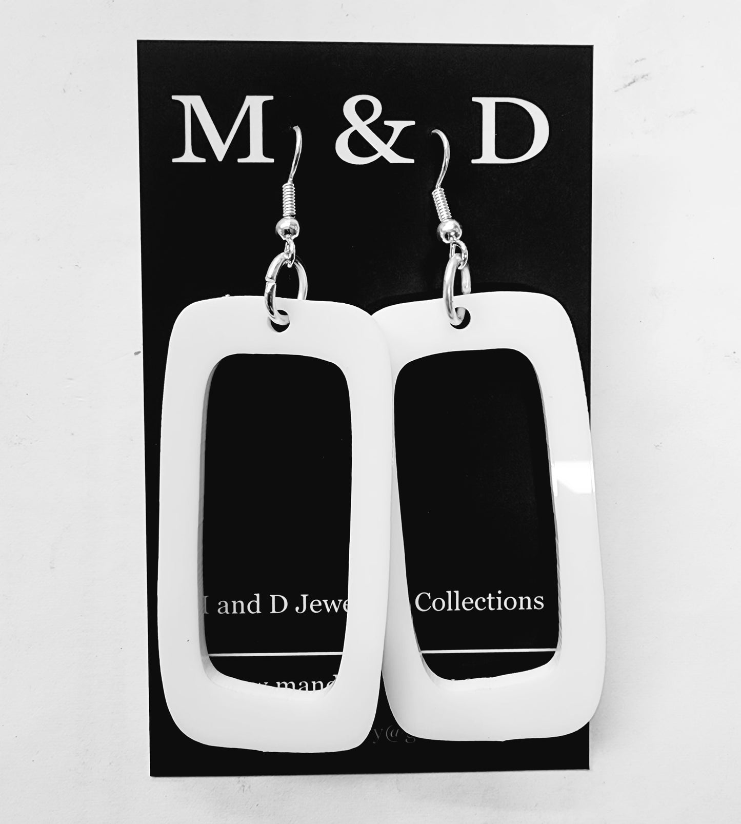 Rectangle Dangles Earrings