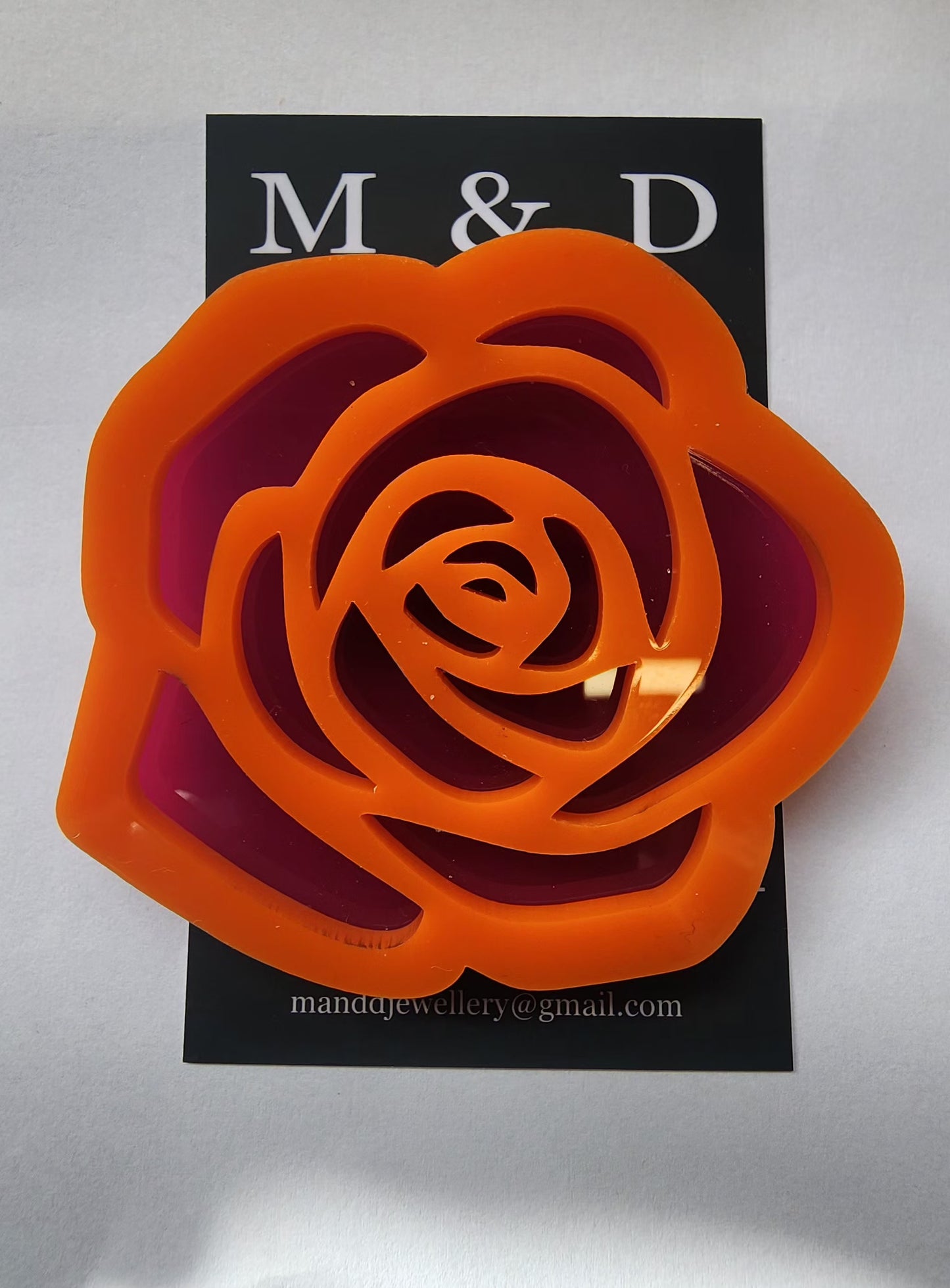 Rose Brooch Layered