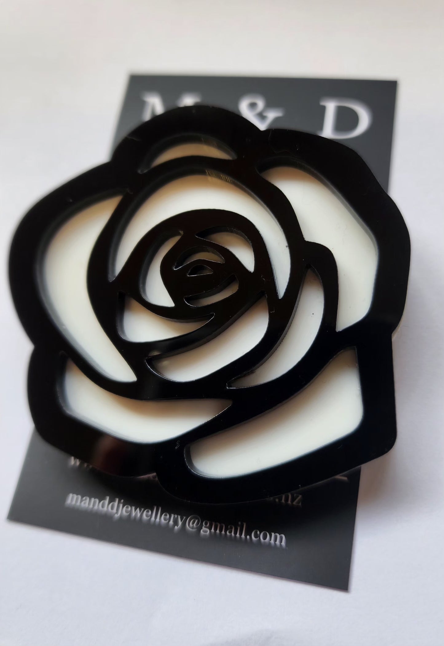 Rose Brooch Layered