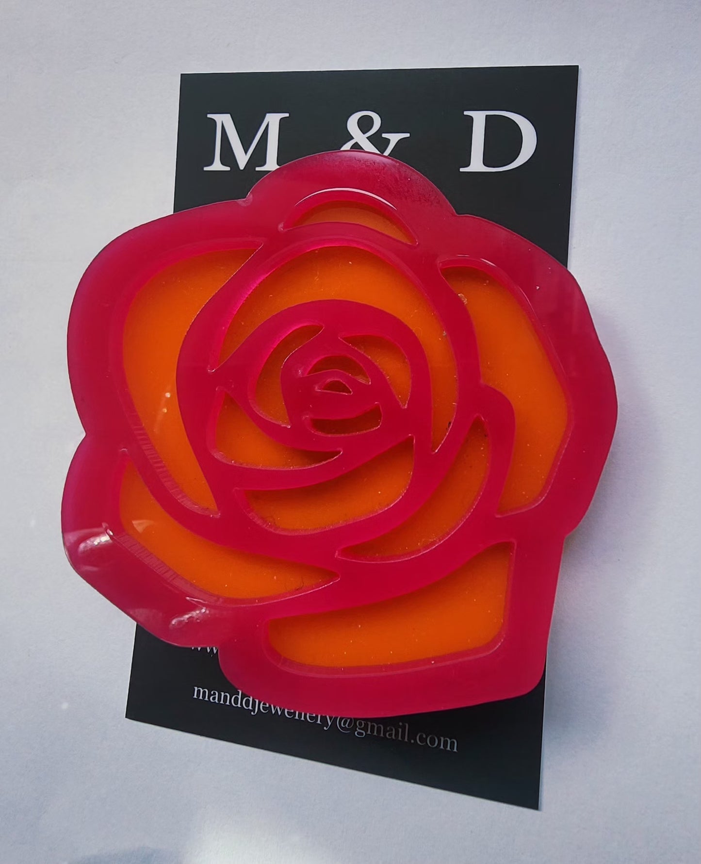Rose Brooch Layered