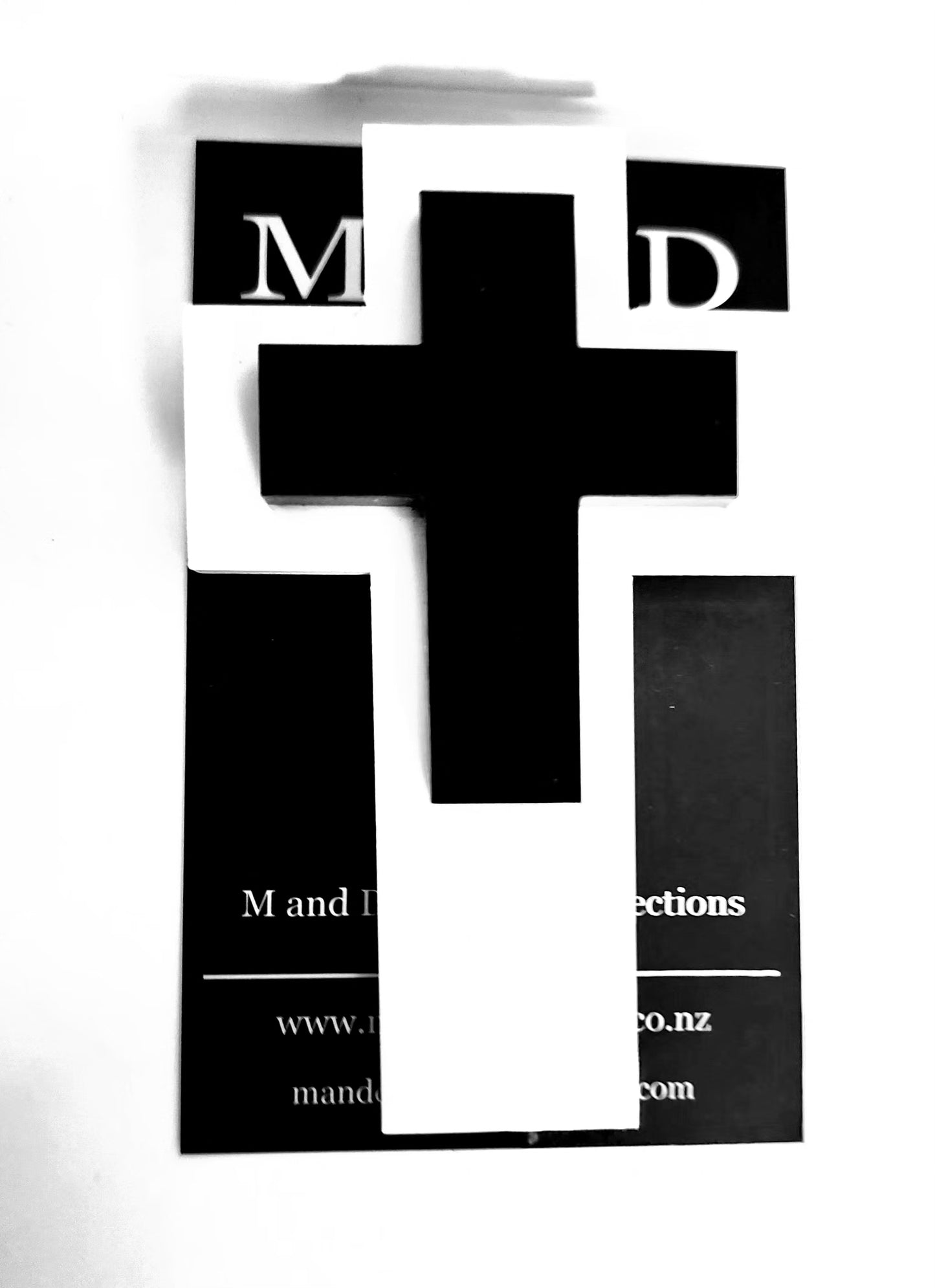 Brooch Cross Standard double layer