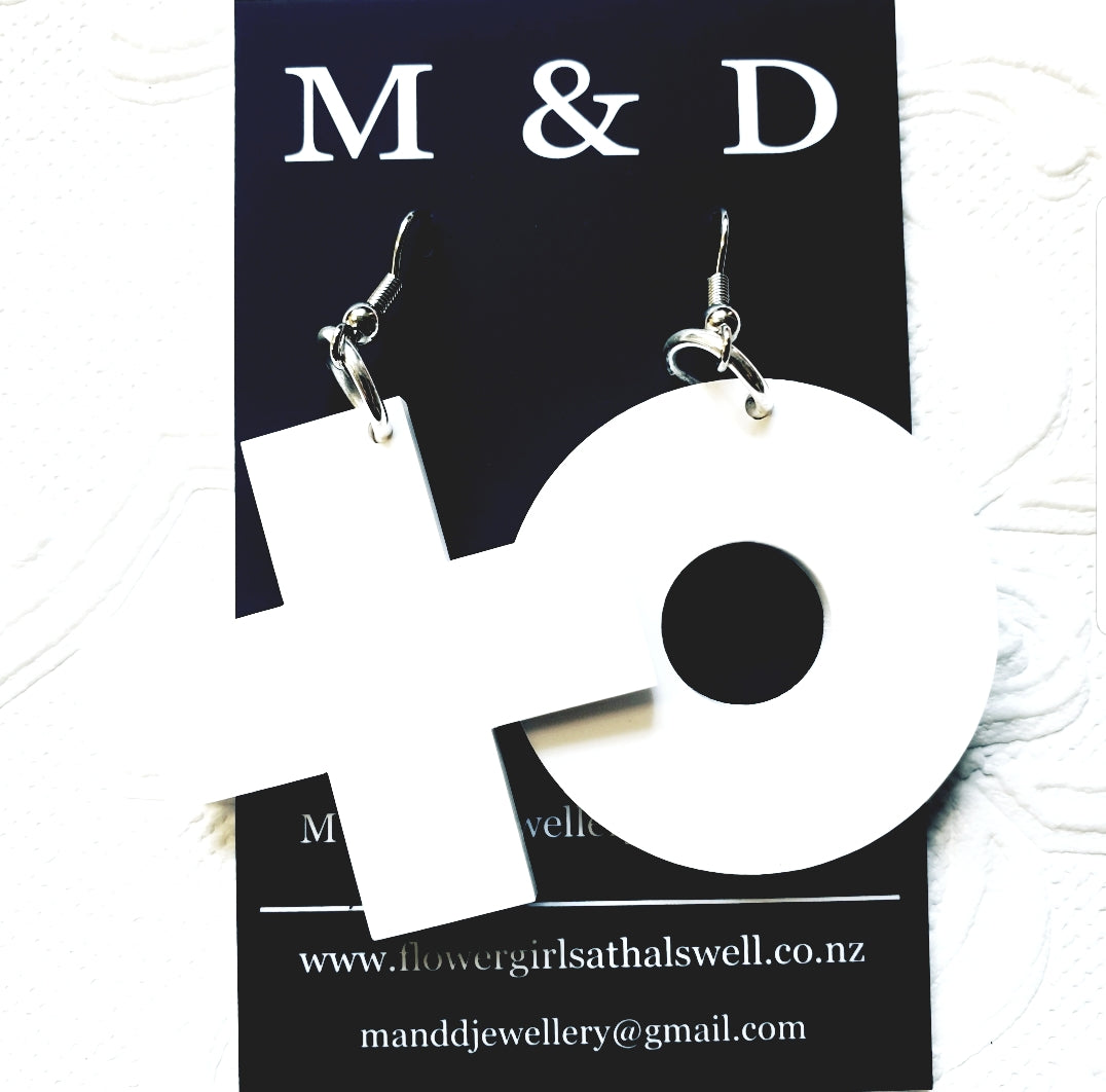 Hugs and Kisses Earrings Dangles