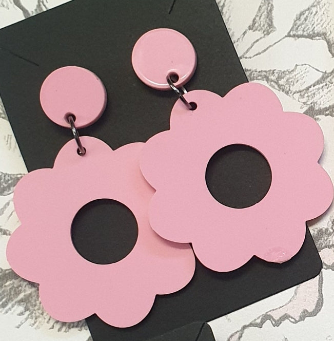 Flower Power Earrings Stud Dangles