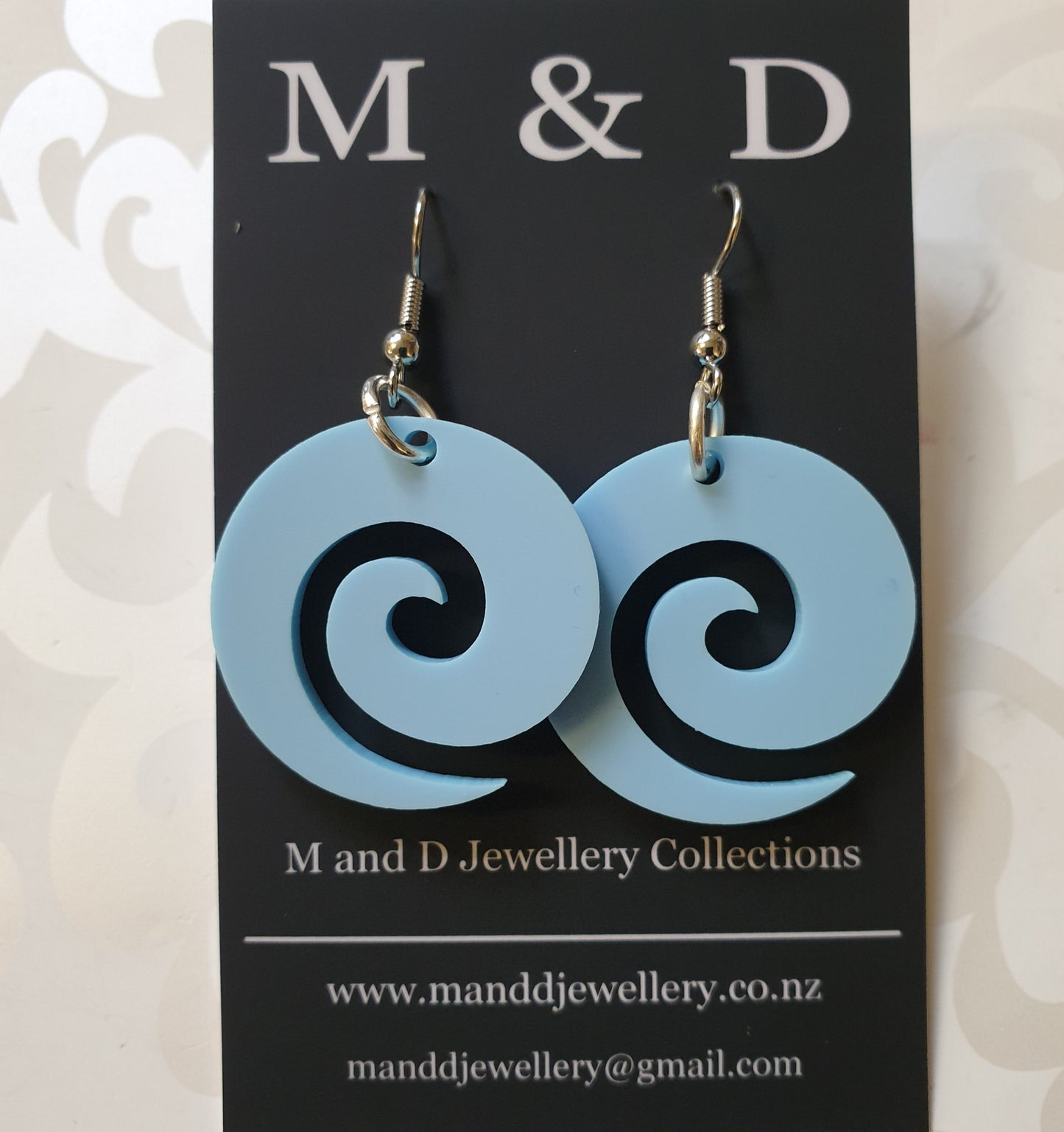 Koru Earrings Little Dangles 3cm