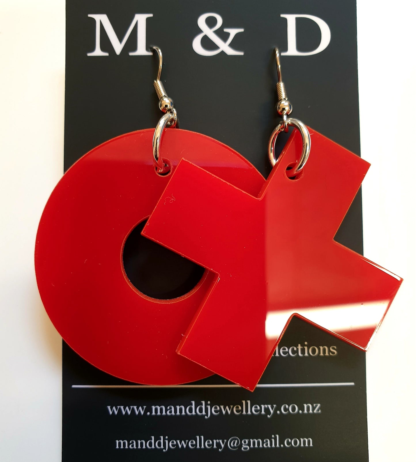 Hugs and Kisses Earrings Dangles