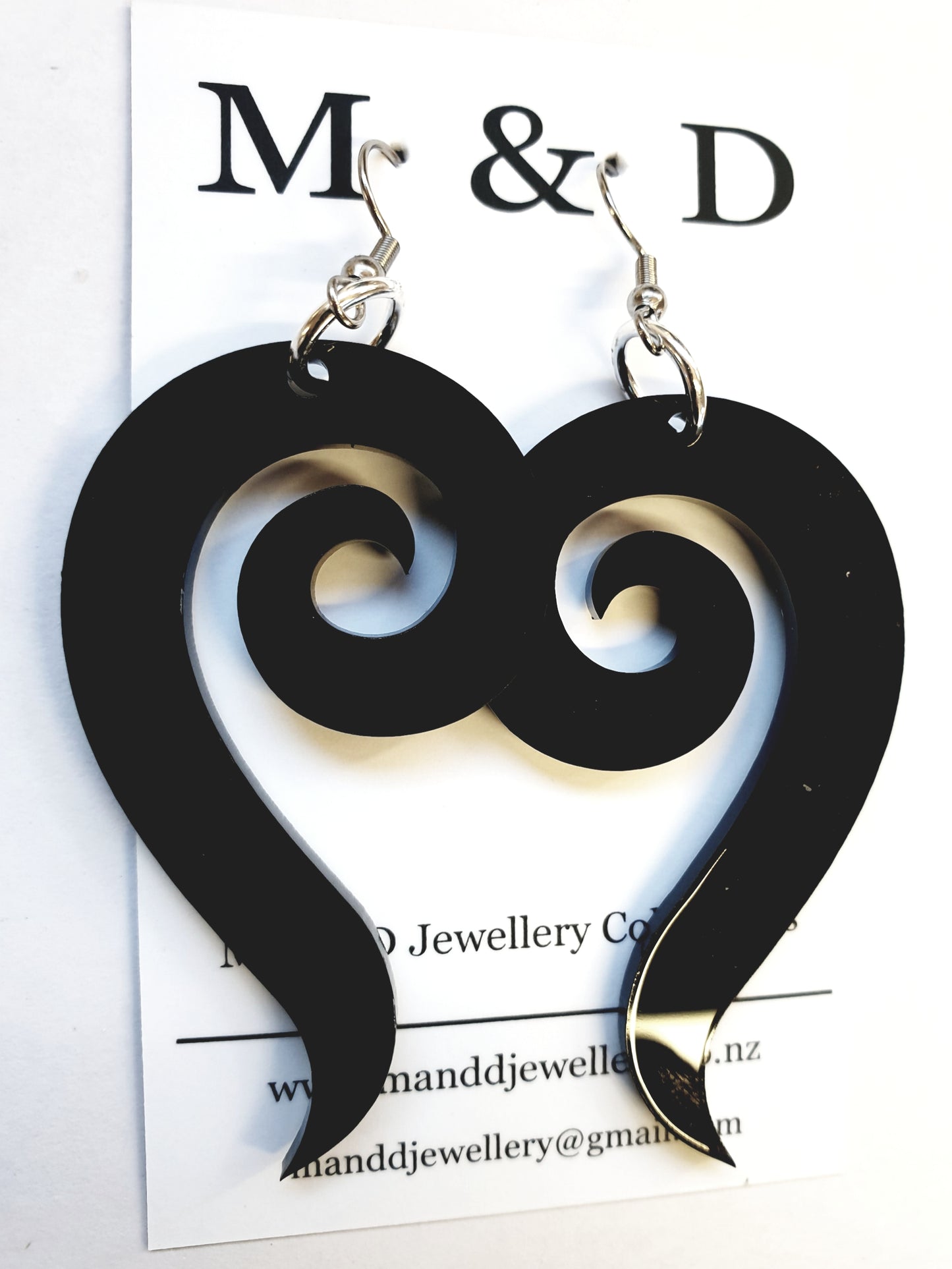 Long Spiral Earrings Dangles