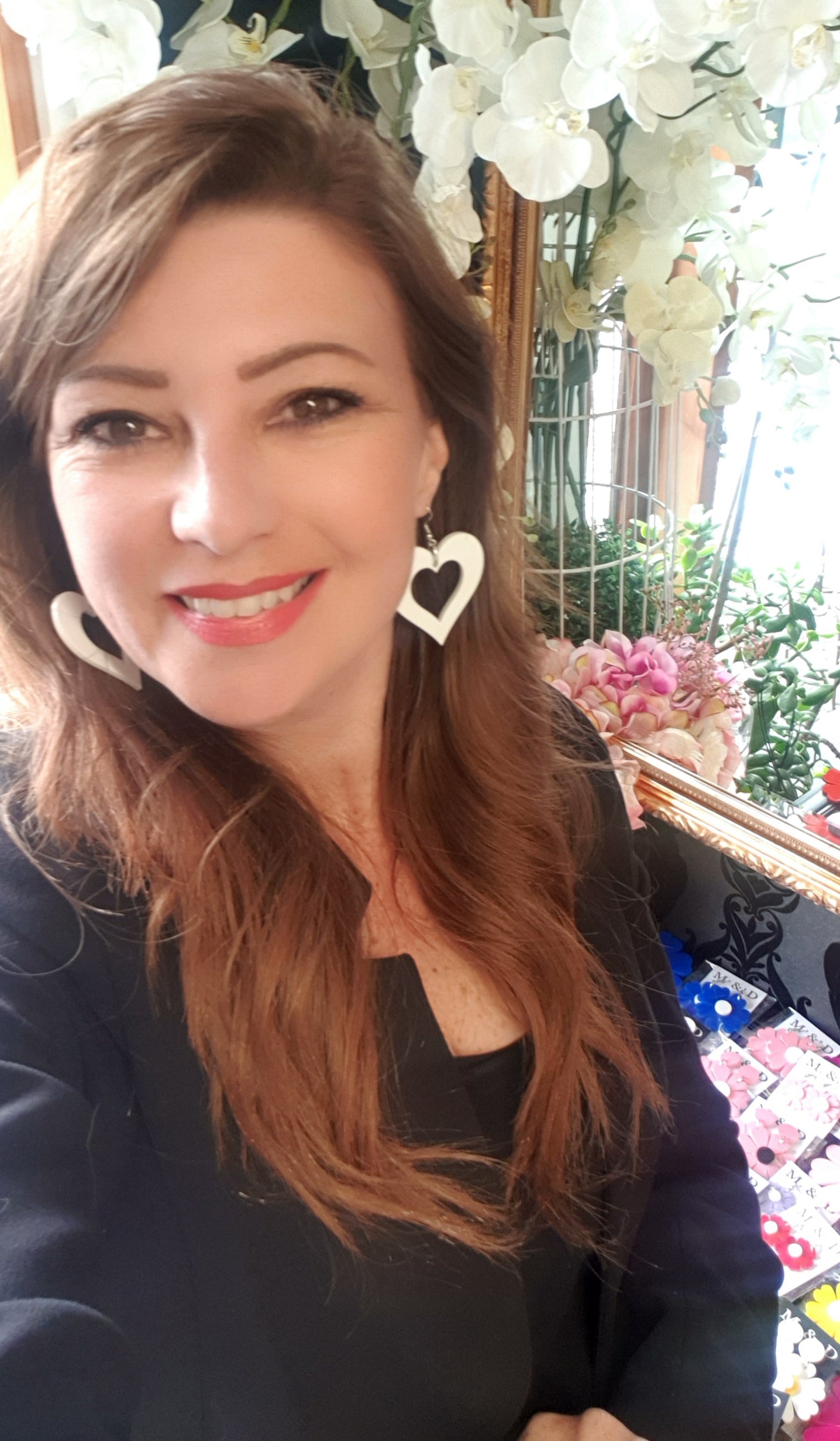 Hearty Heart earrings dangles