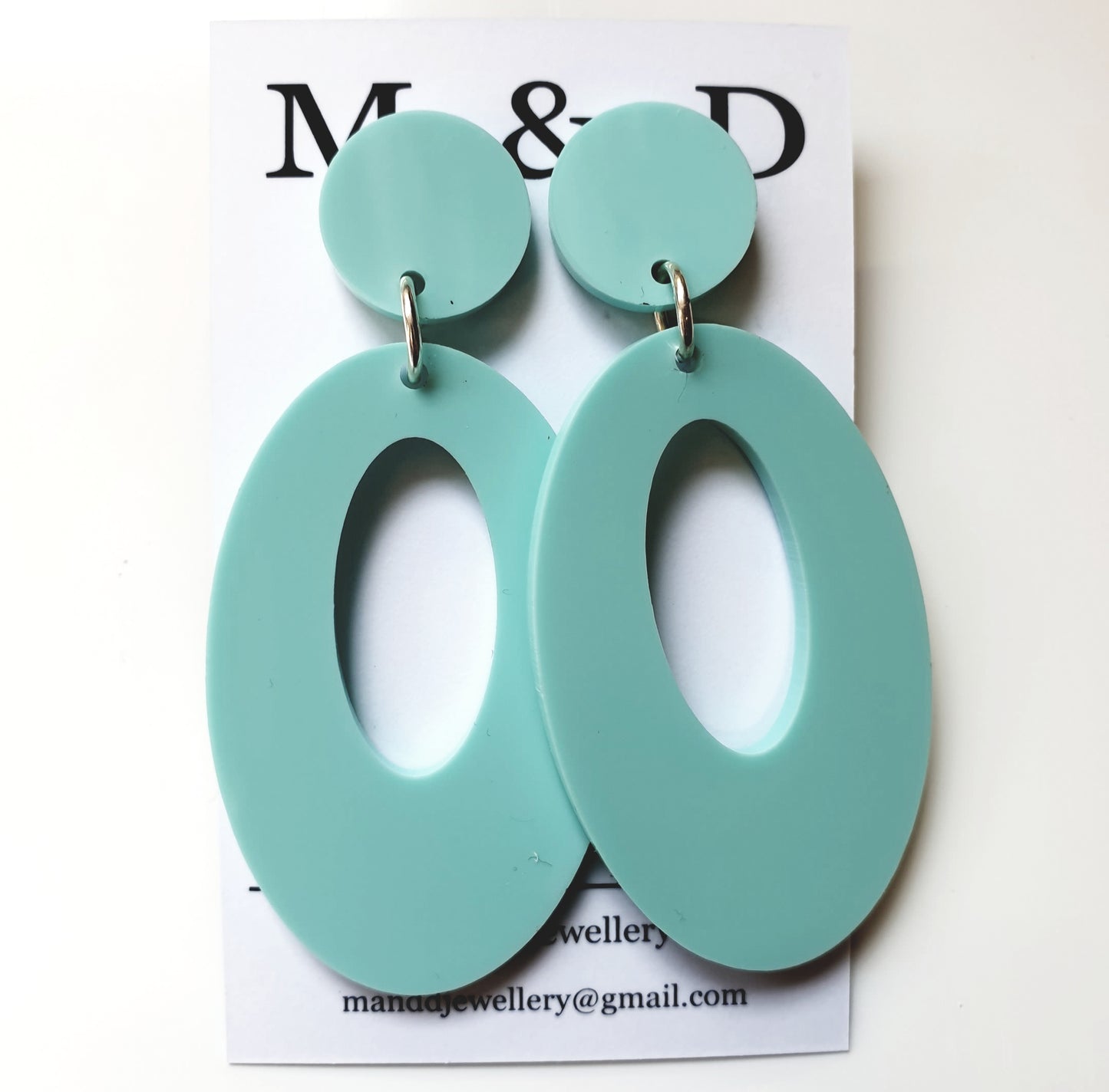 Ovals Earrings Stud Dangles