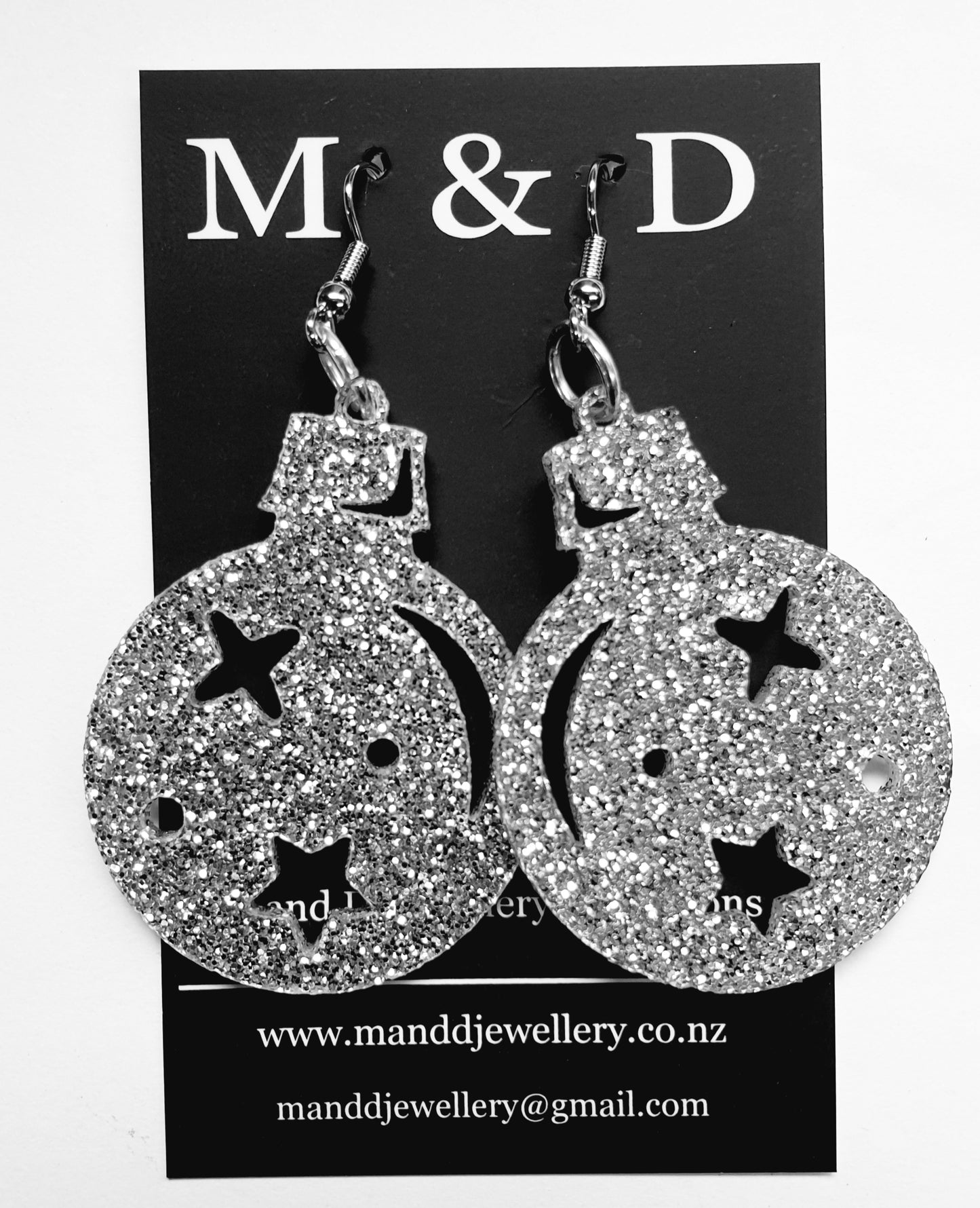Bauble Christmas Earrings Dangles