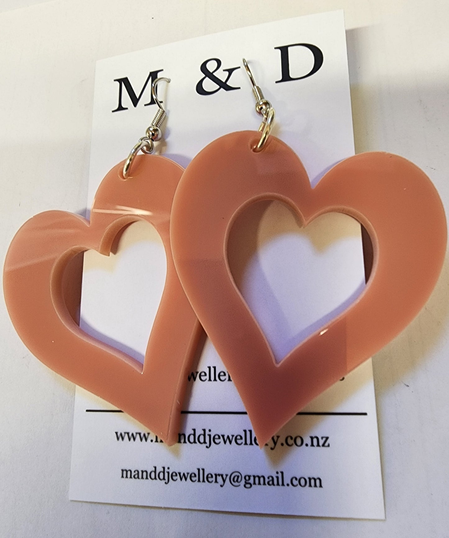 Hearty Heart earrings dangles