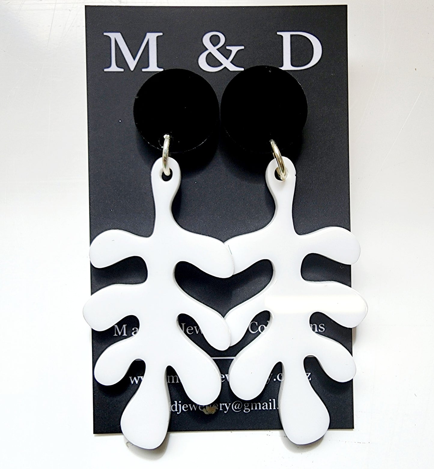 Jelly Fern Stud Dangles