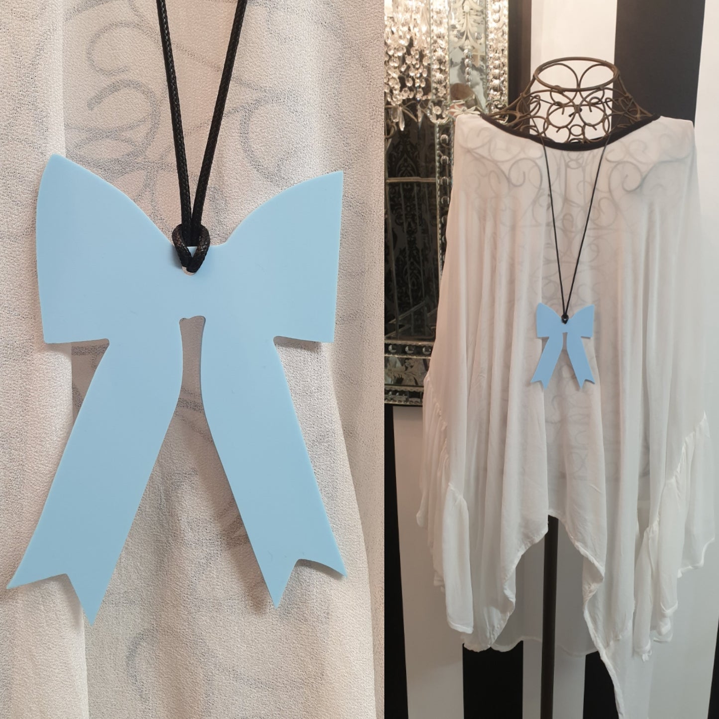Bow Statement Necklace