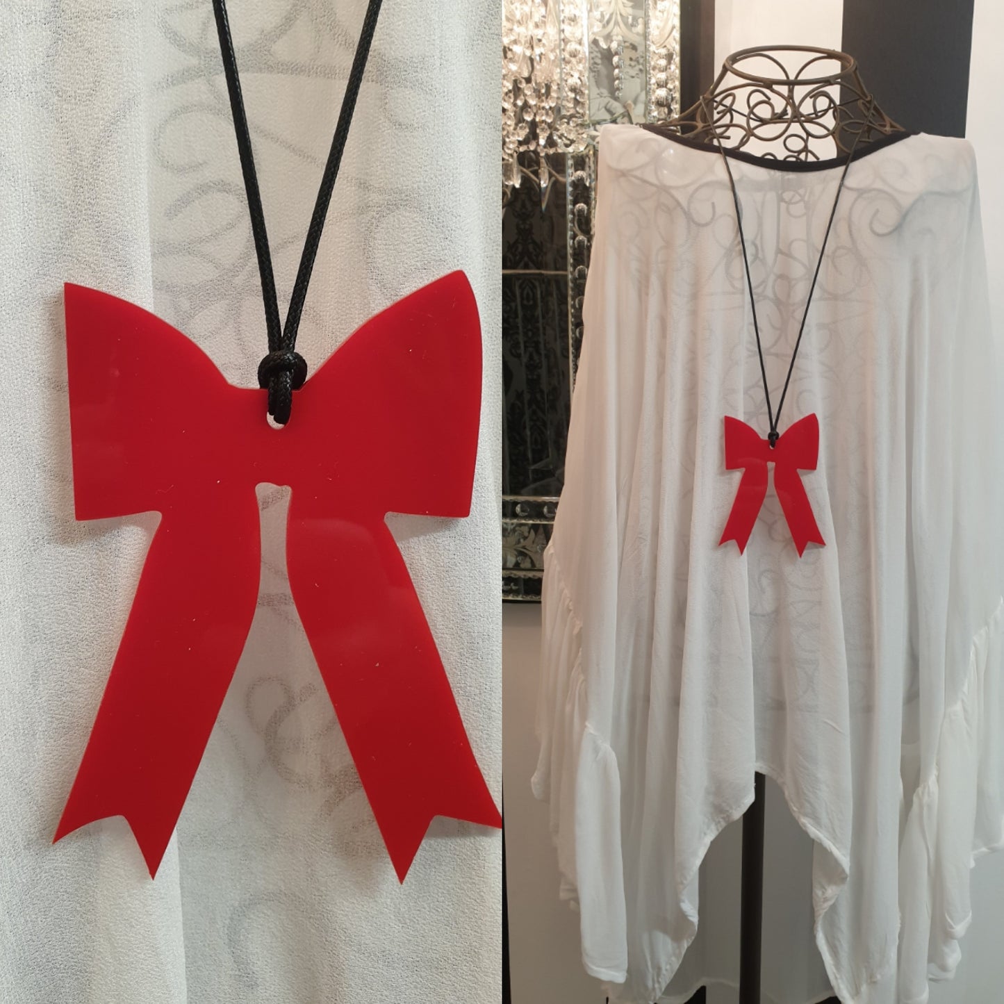 Bow Statement Necklace