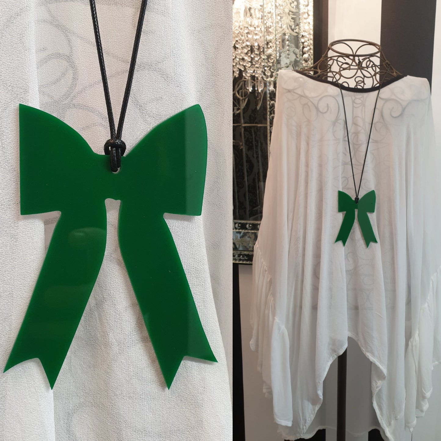 Bow Statement Necklace