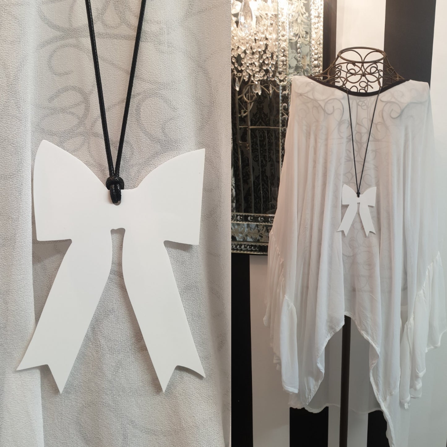 Bow Statement Necklace