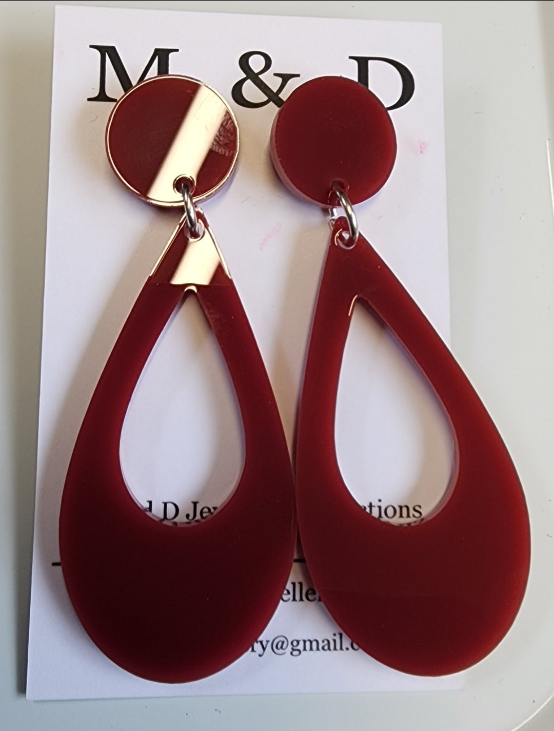 Teardrop Earrings Stud Dangles