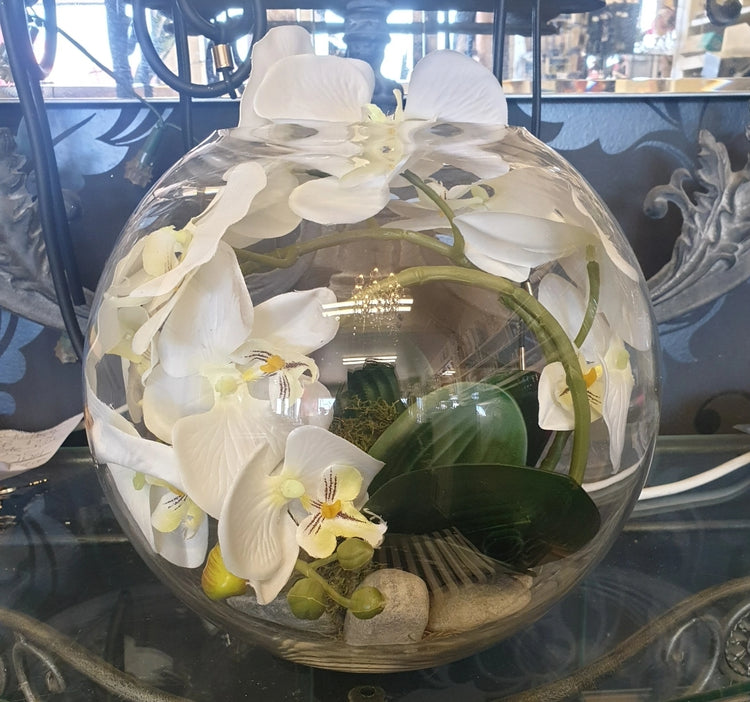 Gorgeous Silk Orchid bowl