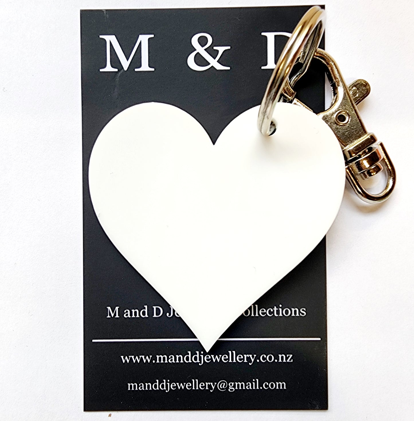 Heart Key Rings / Bag Tags