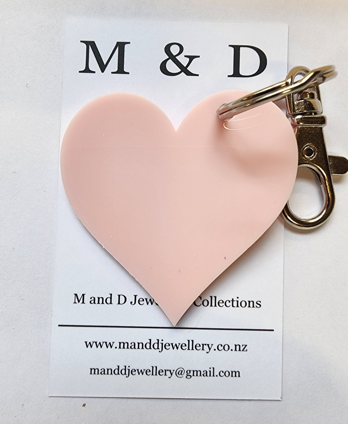 Heart Key Rings / Bag Tags