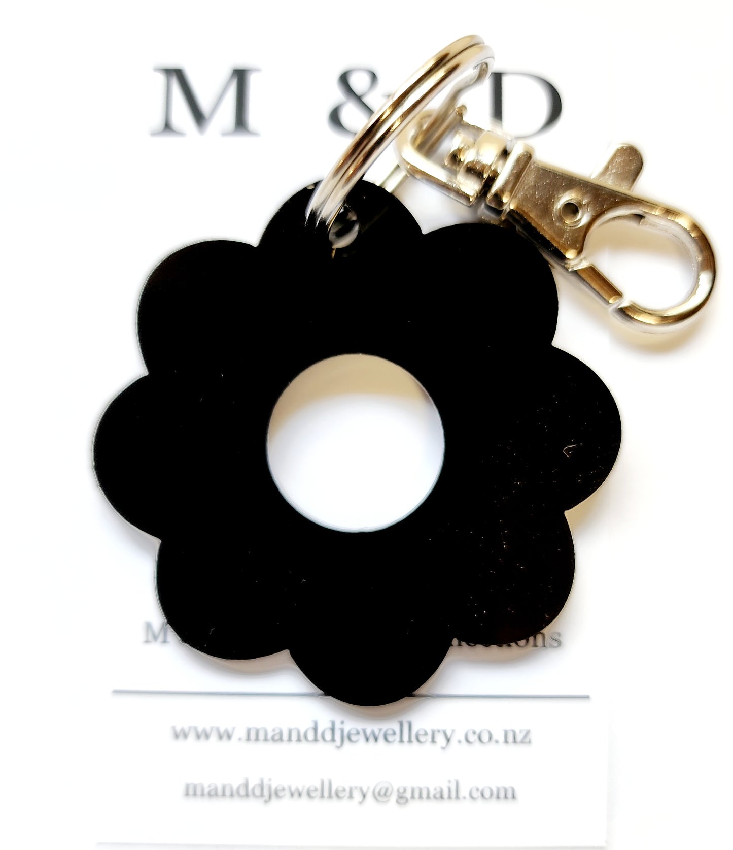 Flower Power Key Rings / Bag Tags