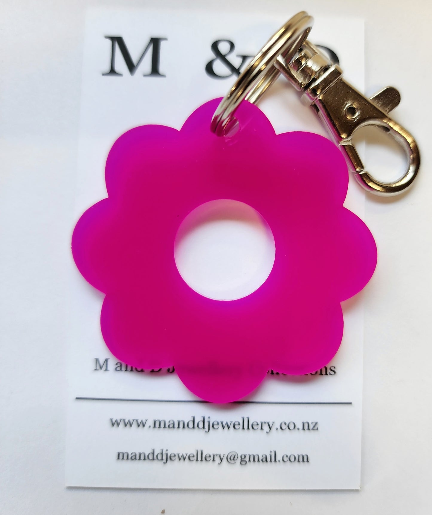 Flower Power Key Rings / Bag Tags