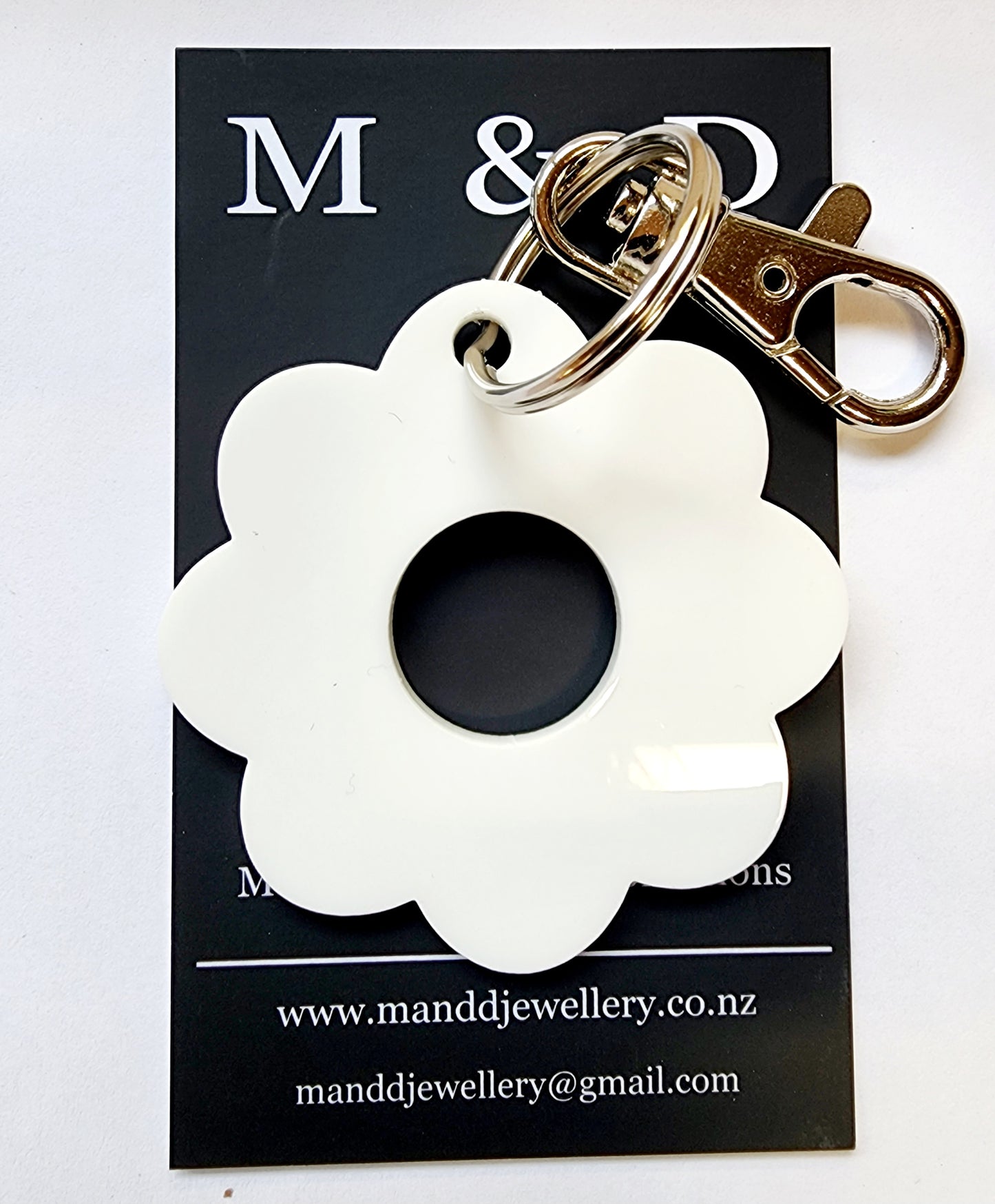 Flower Power Key Rings / Bag Tags