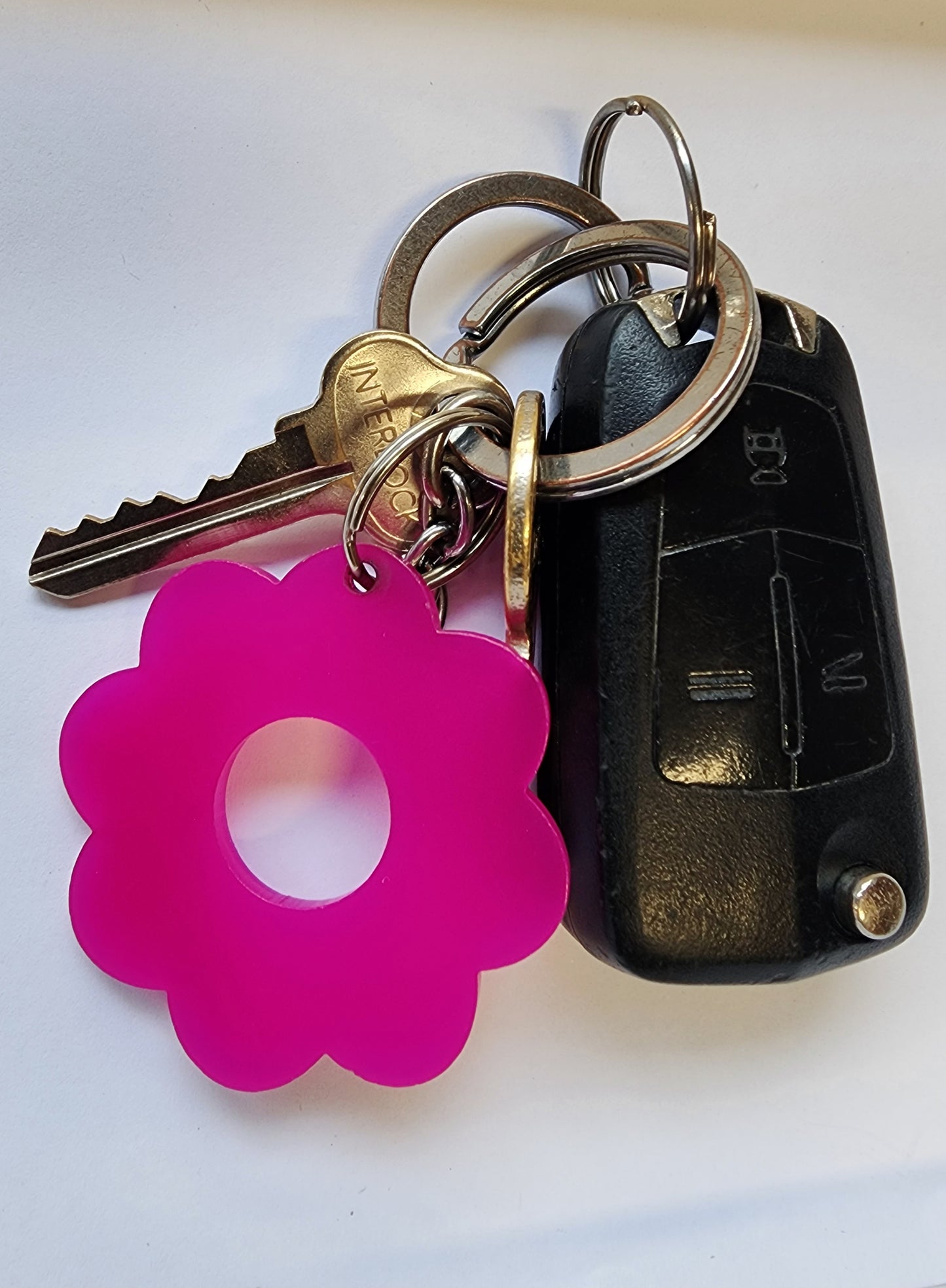 Flower Power Key Rings / Bag Tags