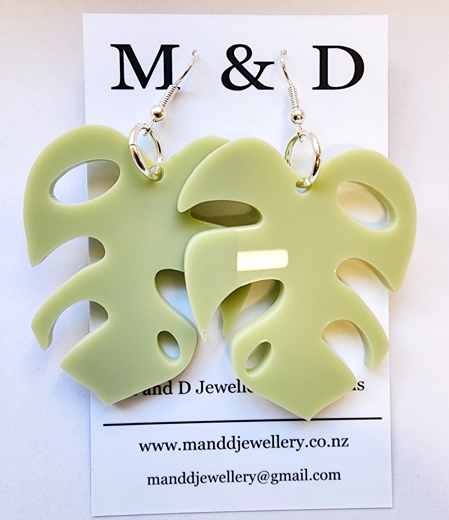 Monstera Dangles Earrings