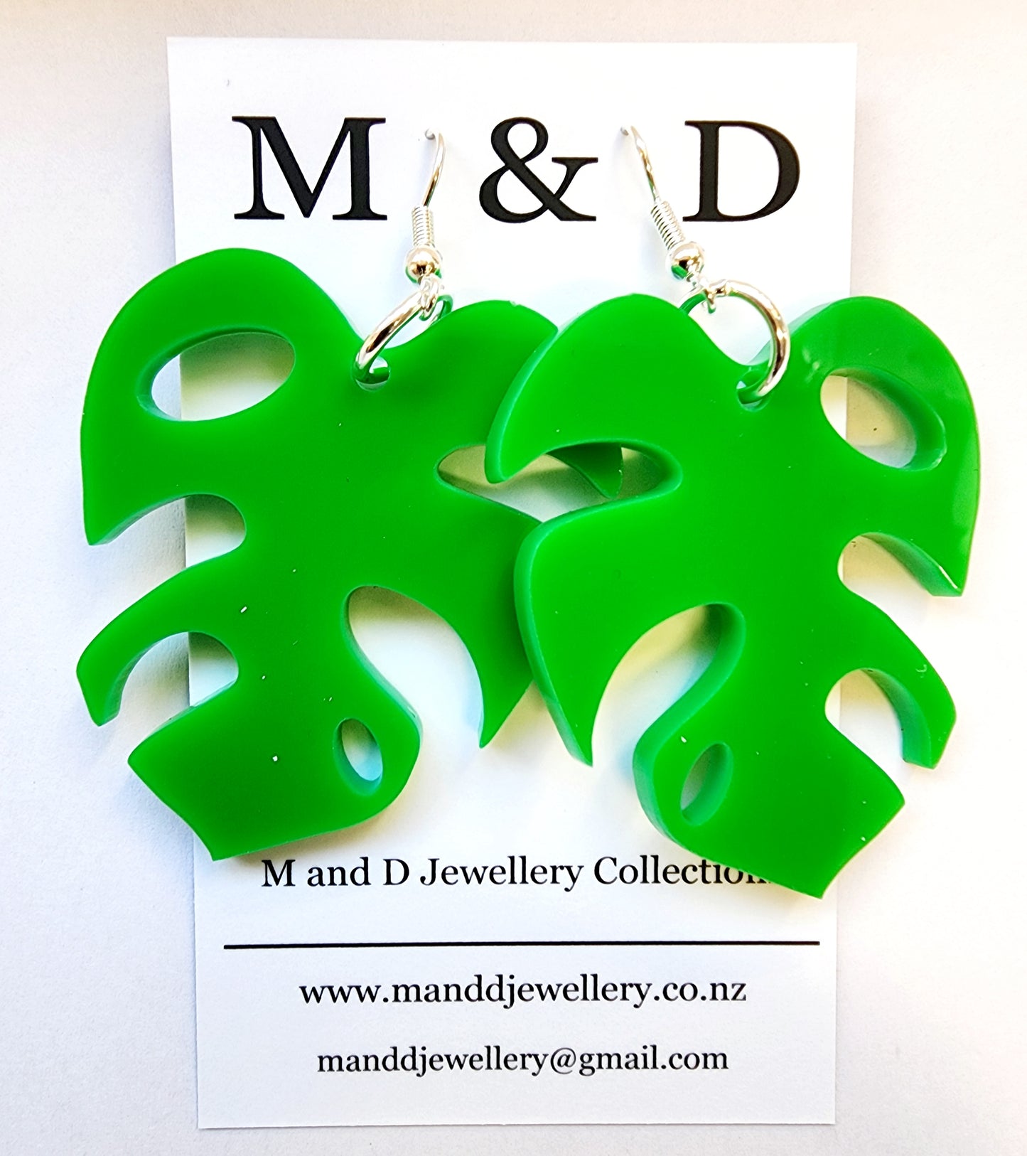 Monstera Dangles Earrings