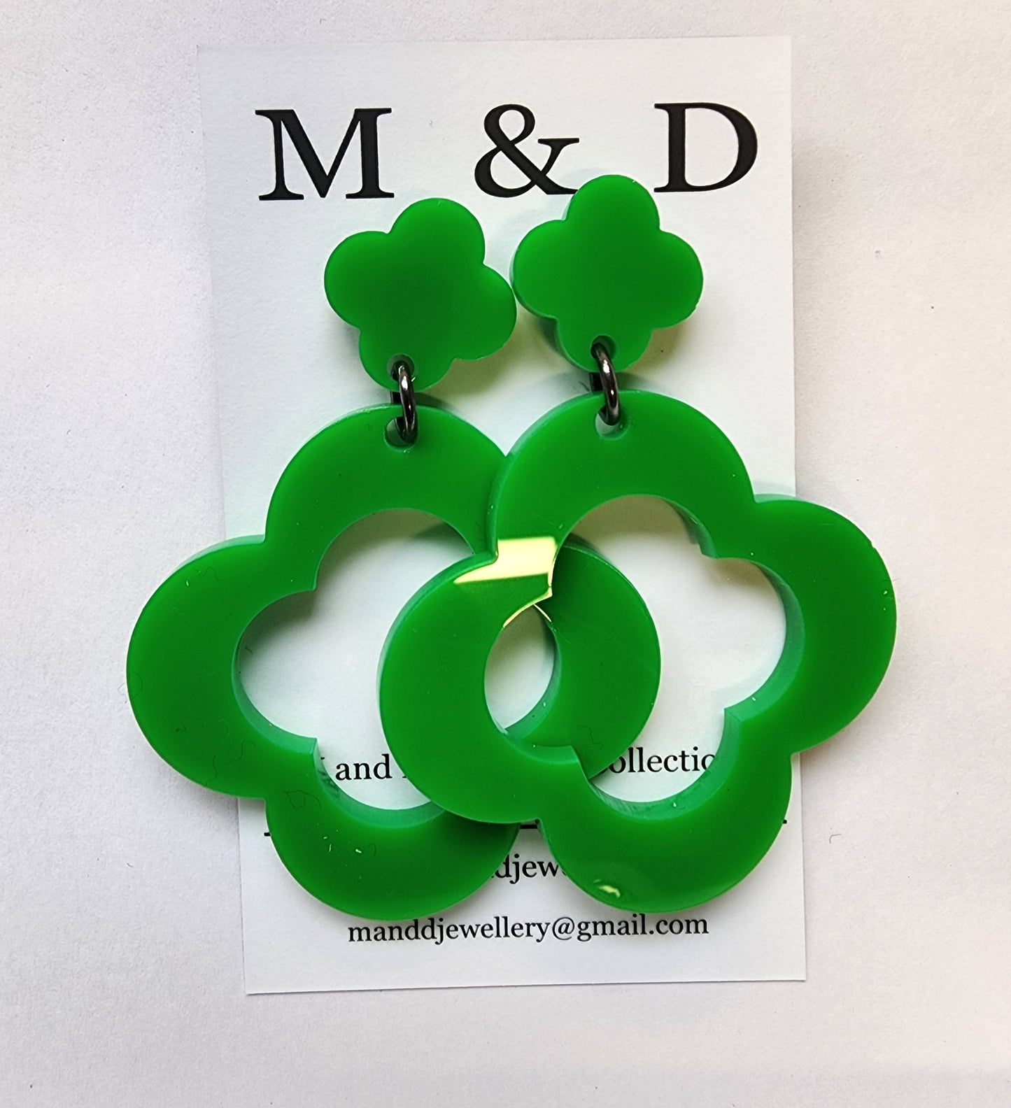 Clover Stud Dangles Earrings