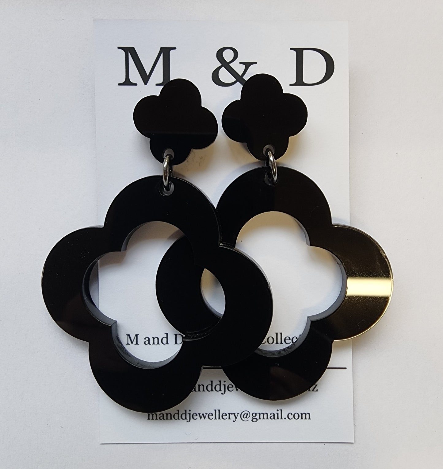 Clover Stud Dangles Earrings